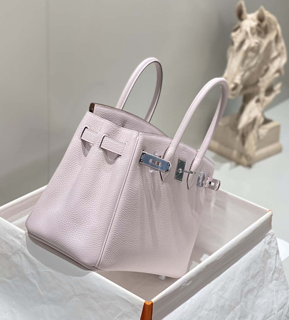 Hermes Birkin Designer Tote Bag Togo Leather 28568 Fantasy purple