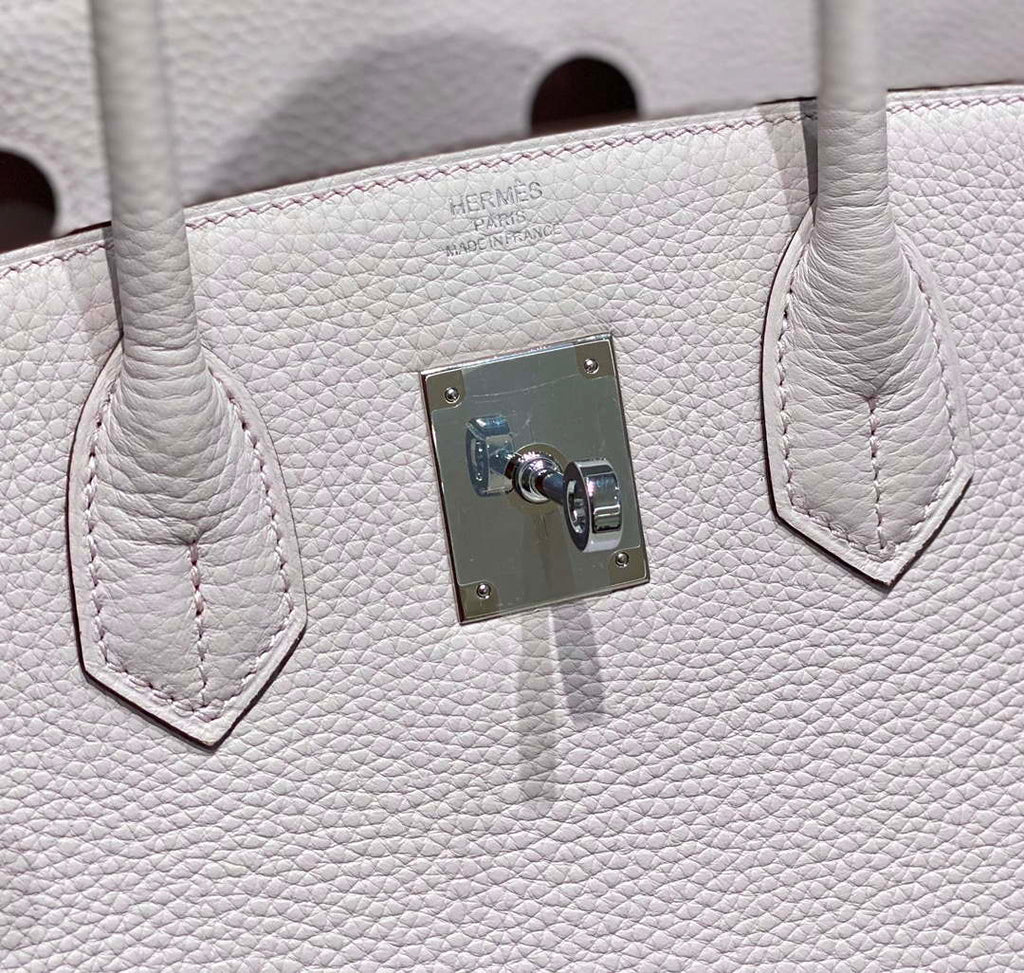 Hermes Birkin Designer Tote Bag Togo Leather 28568 Fantasy purple