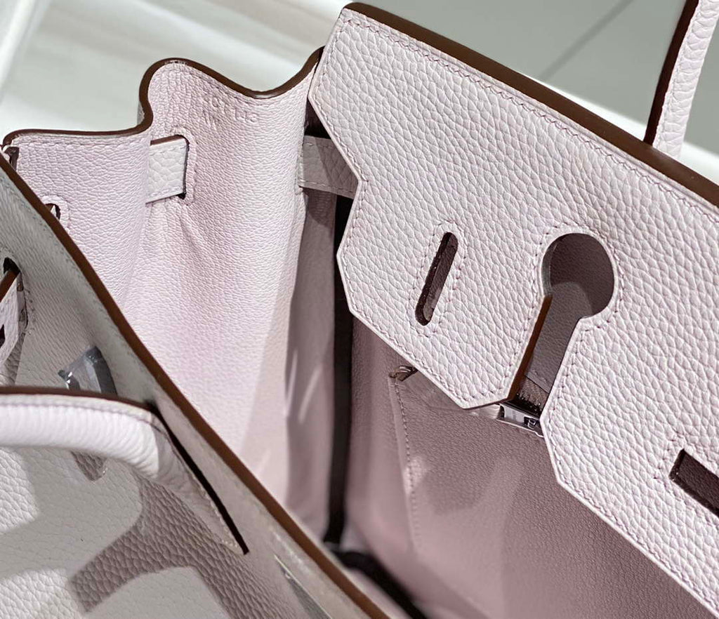 Hermes Birkin Designer Tote Bag Togo Leather 28568 Fantasy purple