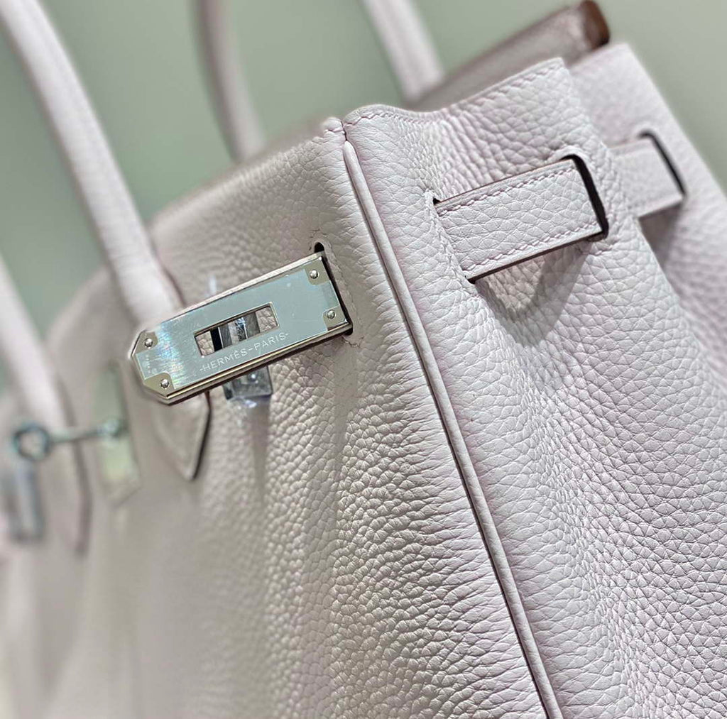 Hermes Birkin Designer Tote Bag Togo Leather 28568 Fantasy purple