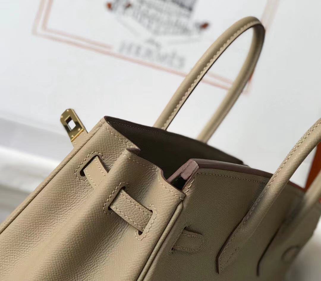 Hermes Birkin Handbags Designer Hermes Bag Epsom Leather 28521 - Gold / 25cm - View 6