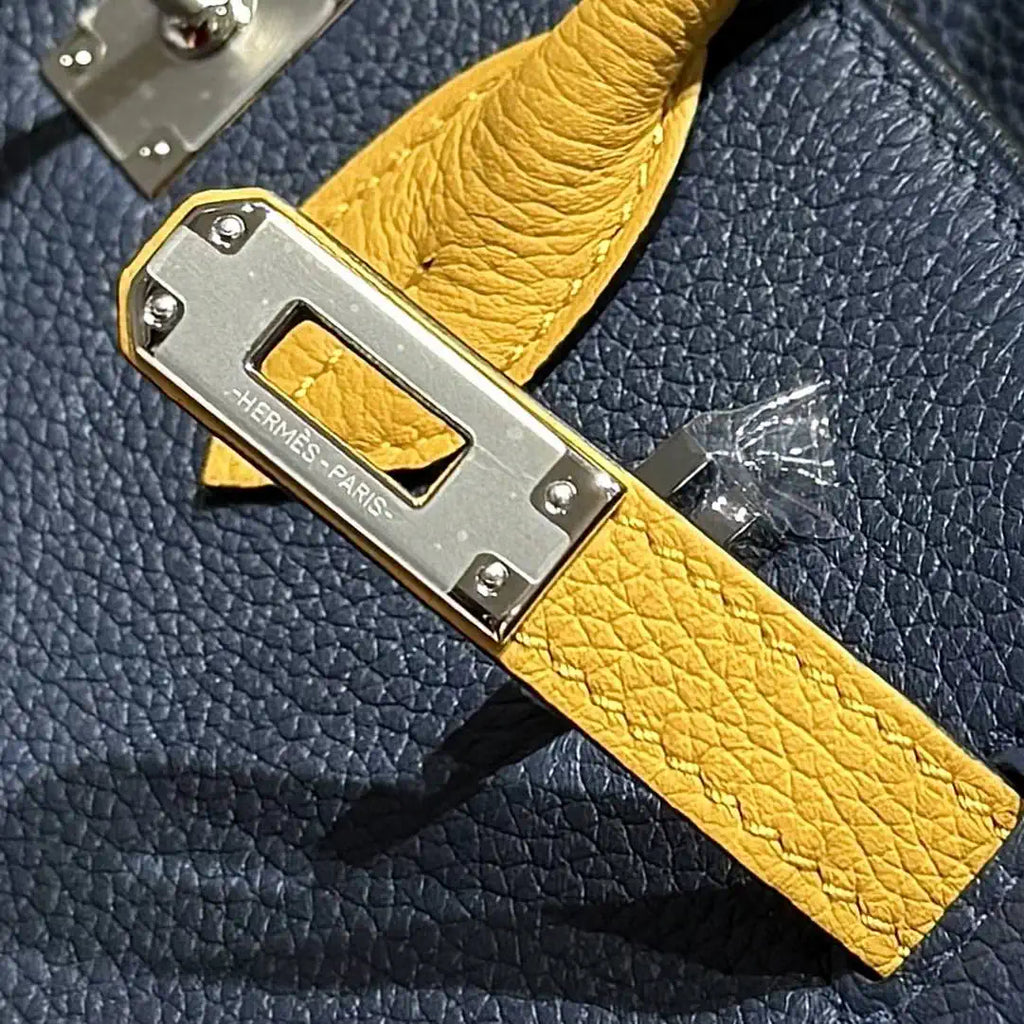 Hermes Birkin Togo Leahter Bag H92115 Navy Blue