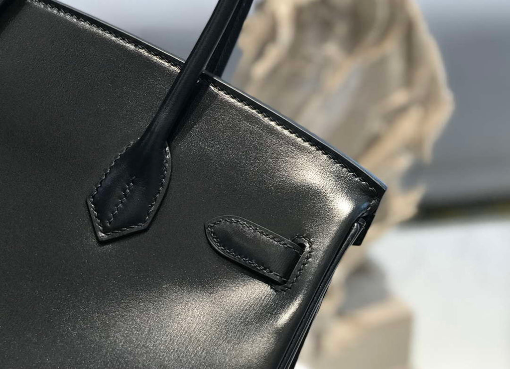 Hermes Birkin Tote Bag 30 cm Fine grain calfskin Silver H28821