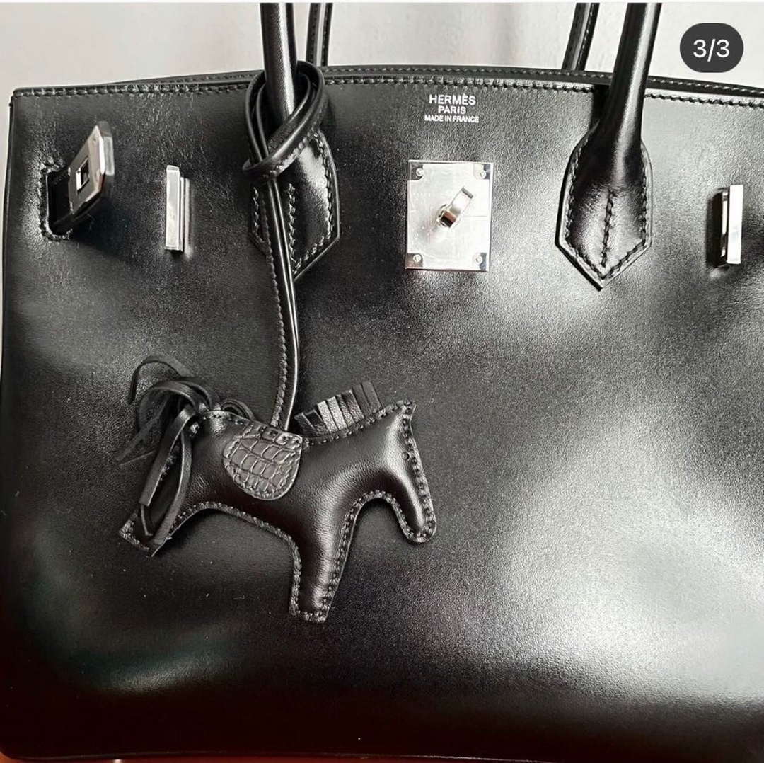 Hermes Birkin Tote Bag Fine grain calfskin Silver H28820