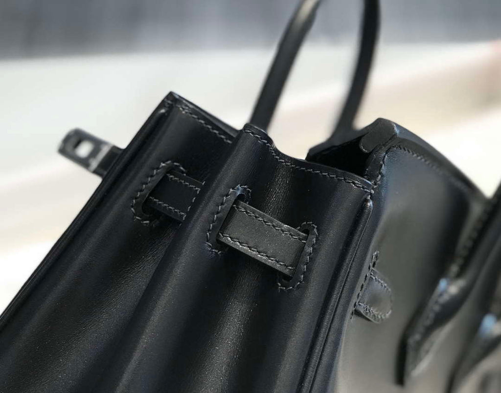 Hermes Birkin Tote Bag Fine grain calfskin Silver H28820