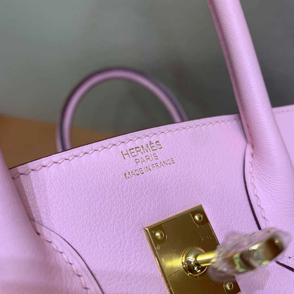 Hermes Birkin Tote Bag Swift 25 Fully Handmade H92010