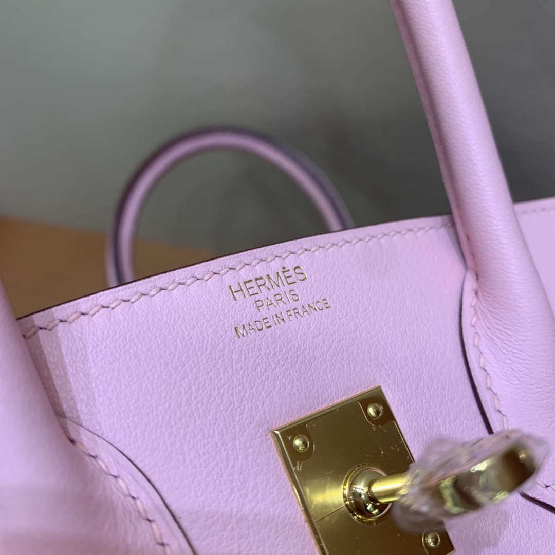 Hermes Birkin Tote Bag Swift 25 Fully Handmade H92010