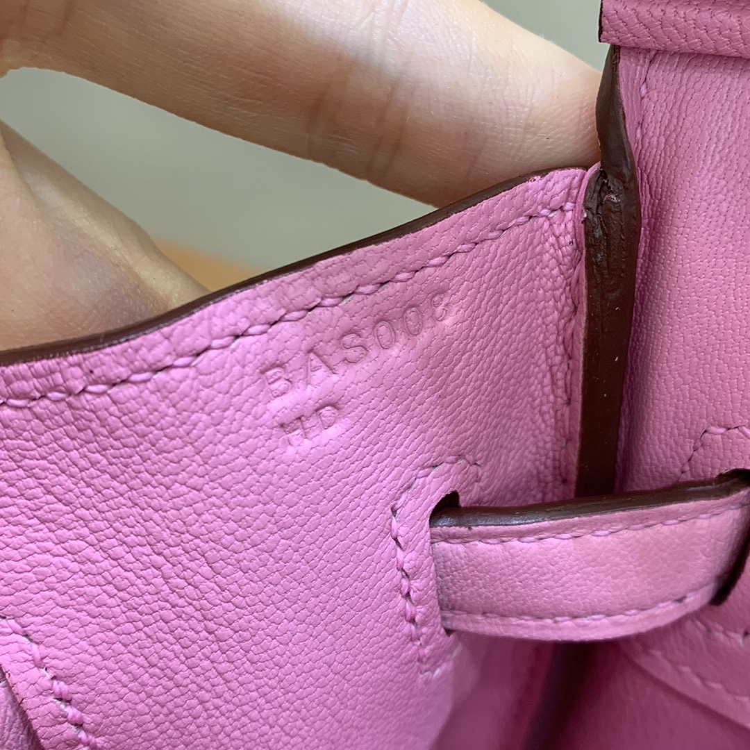 Hermes Birkin Tote Bag Swift 25 Fully Handmade H92020