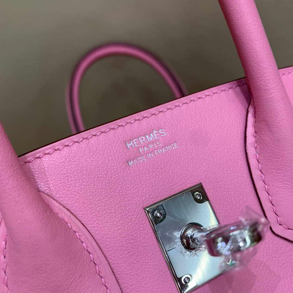 Hermes Birkin Tote Bag Swift 25 Fully Handmade H92020