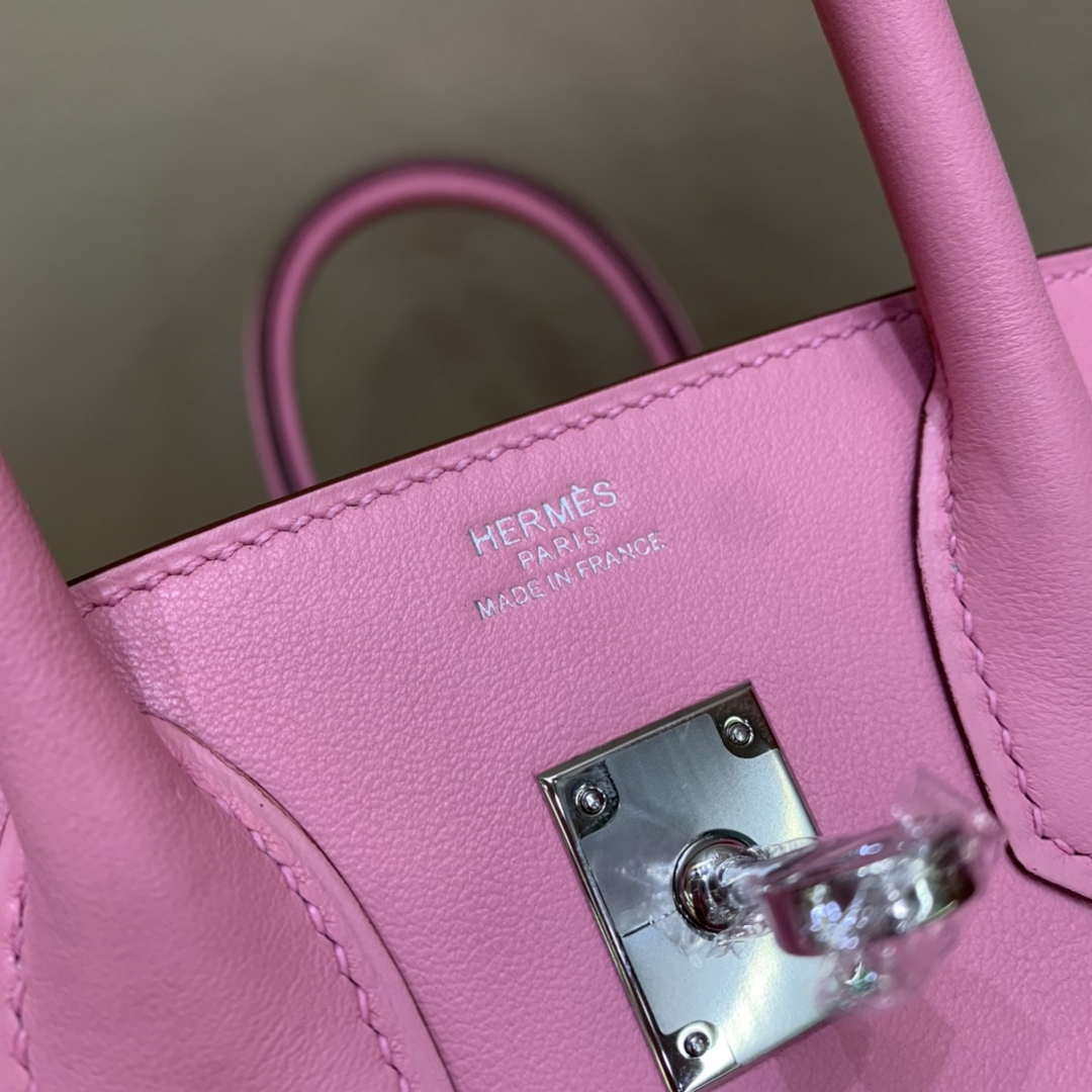 Hermes Birkin Tote Bag Swift 25 Fully Handmade H92020