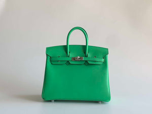 Hermes Birkin Tote Bag Swift 25 Fully Handmade H92022 - Default Title - View 1
