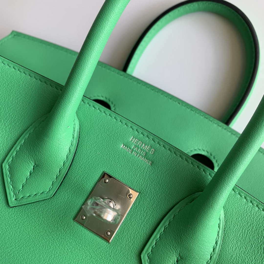 Hermes Birkin Tote Bag Swift 25 Fully Handmade H92022