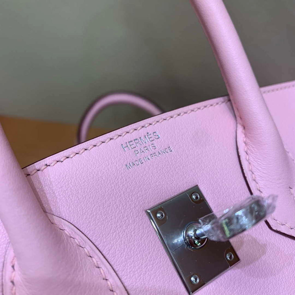 Hermes Birkin Tote Bag Swift 25 Fully Handmade H92011