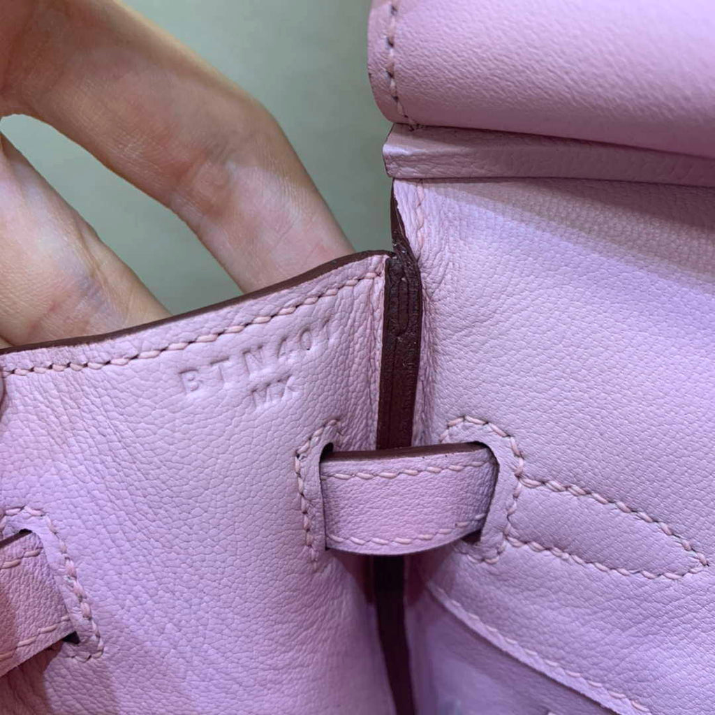 Hermes Birkin Tote Bag Swift 25 Fully Handmade H92011