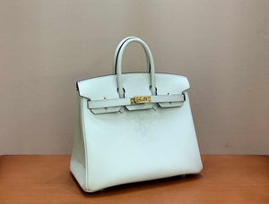 Hermes Birkin Tote Bag Swift 25 Fully Handmade H92013 - Default Title - View 3