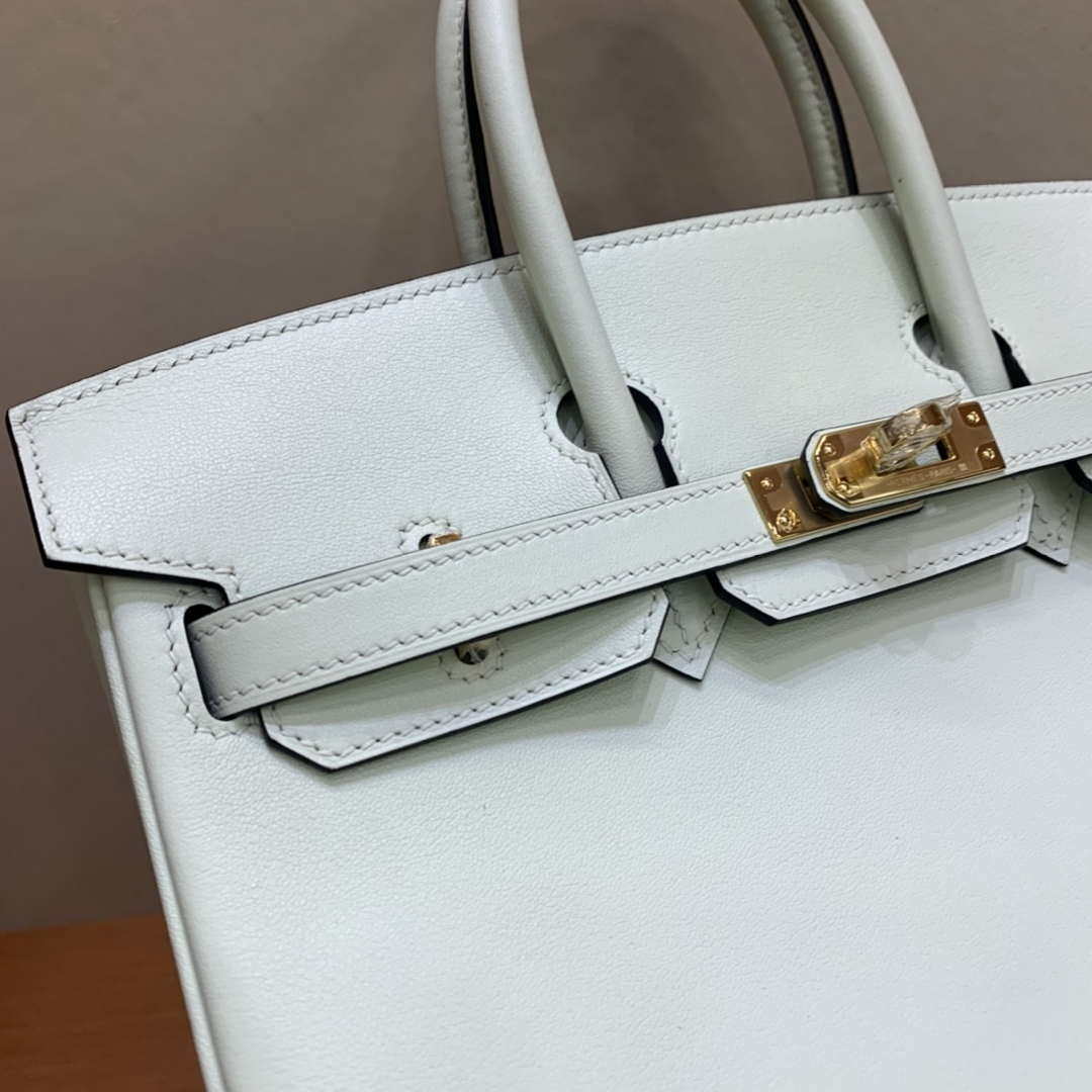 Hermes Birkin Tote Bag Swift 25 Fully Handmade H92013