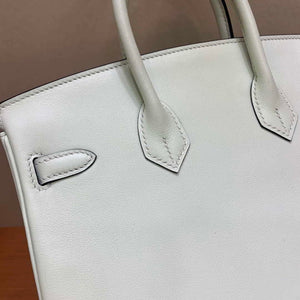 Hermes Birkin Tote Bag Swift 25 Fully Handmade H92013 - Default Title - View 6