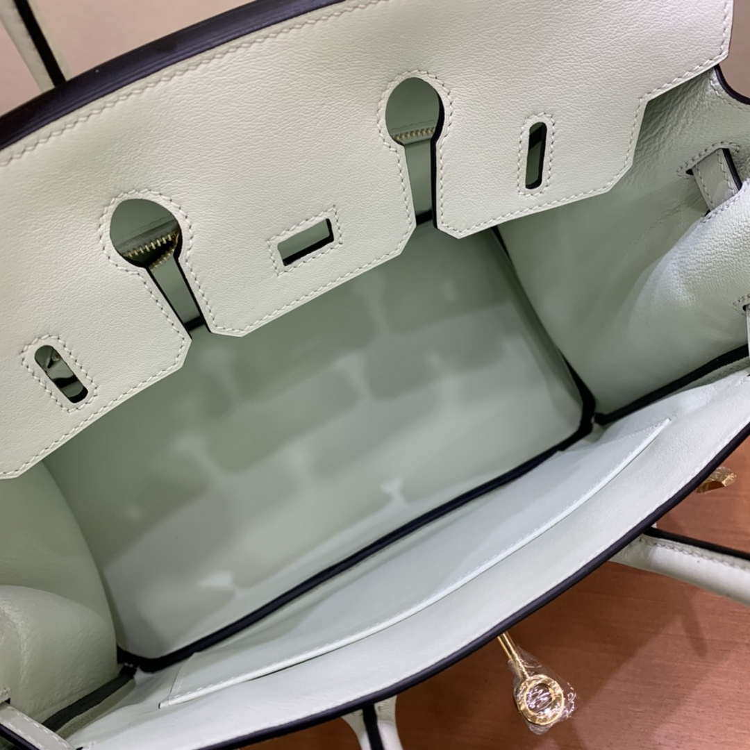 Hermes Birkin Tote Bag Swift 25 Fully Handmade H92013