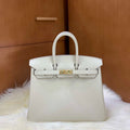 Hermes Birkin Tote Bag Swift 25 Fully Handmade H92015 - Default Title - View 1