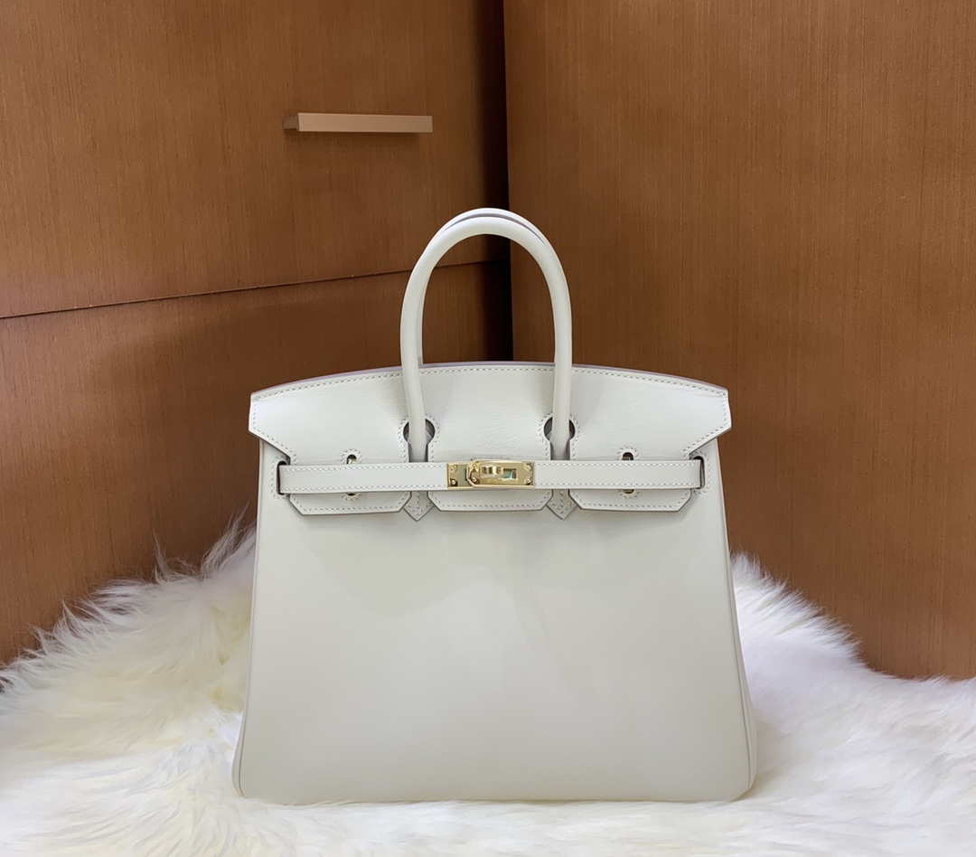 Hermes Birkin Tote Bag Swift 25 Fully Handmade H92015