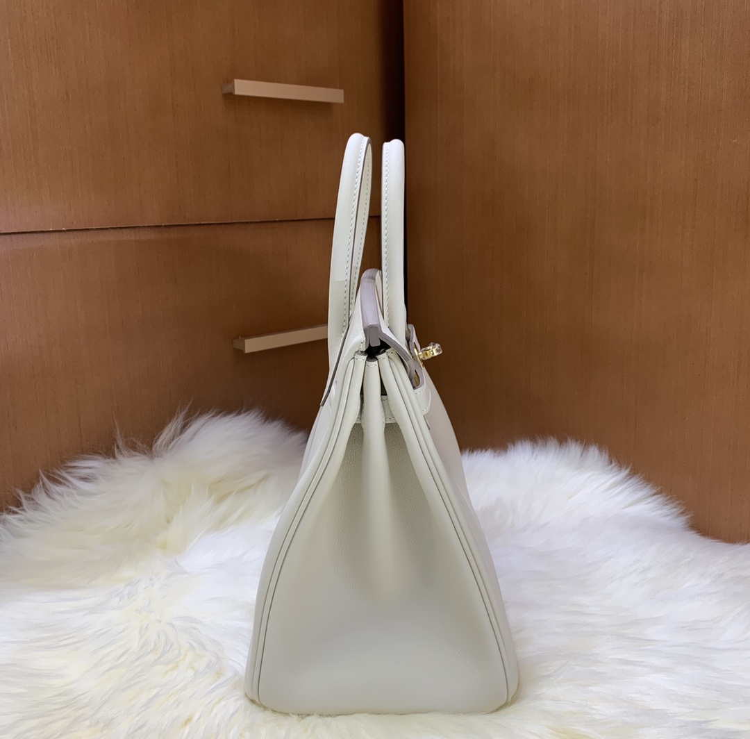 Hermes Birkin Tote Bag Swift 25 Fully Handmade H92015