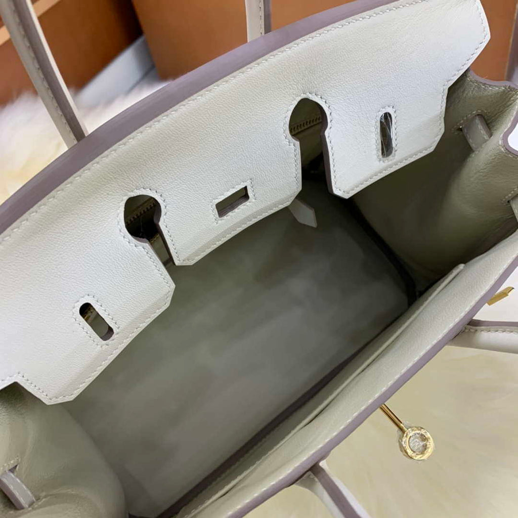 Hermes Birkin Tote Bag Swift 25 Fully Handmade H92015
