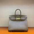 Hermes Birkin Tote Bag Swift 25 Fully Handmade H92016 - Default Title - View 1