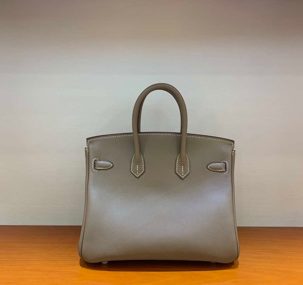 Hermes Birkin Tote Bag Swift 25 Fully Handmade H92016