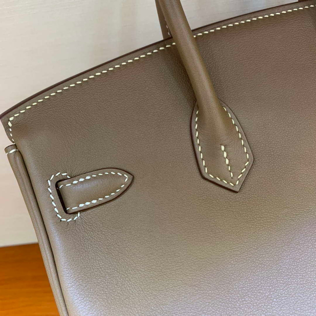 Hermes Birkin Tote Bag Swift 25 Fully Handmade H92016