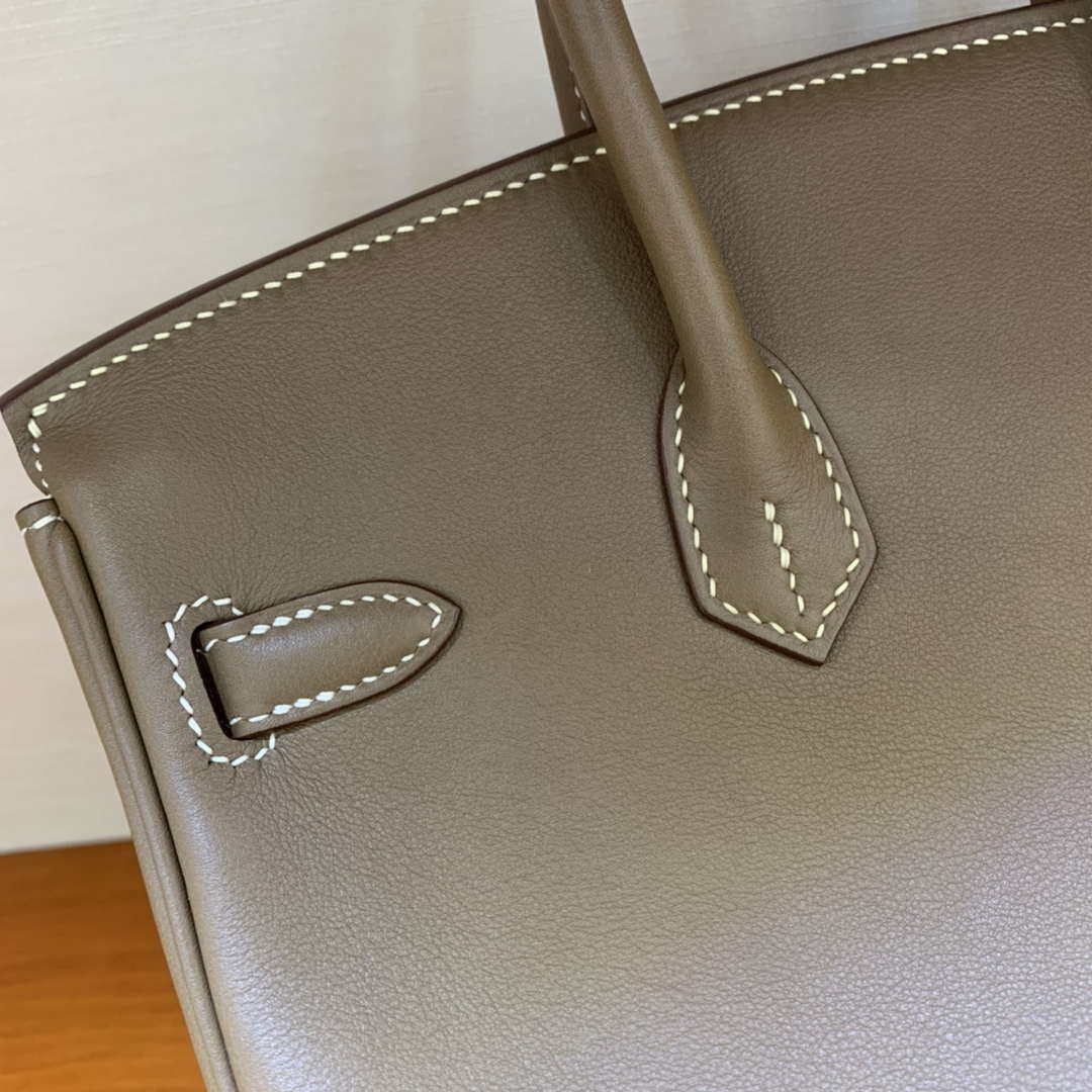 Hermes Birkin Tote Bag Swift 25 Fully Handmade H92016