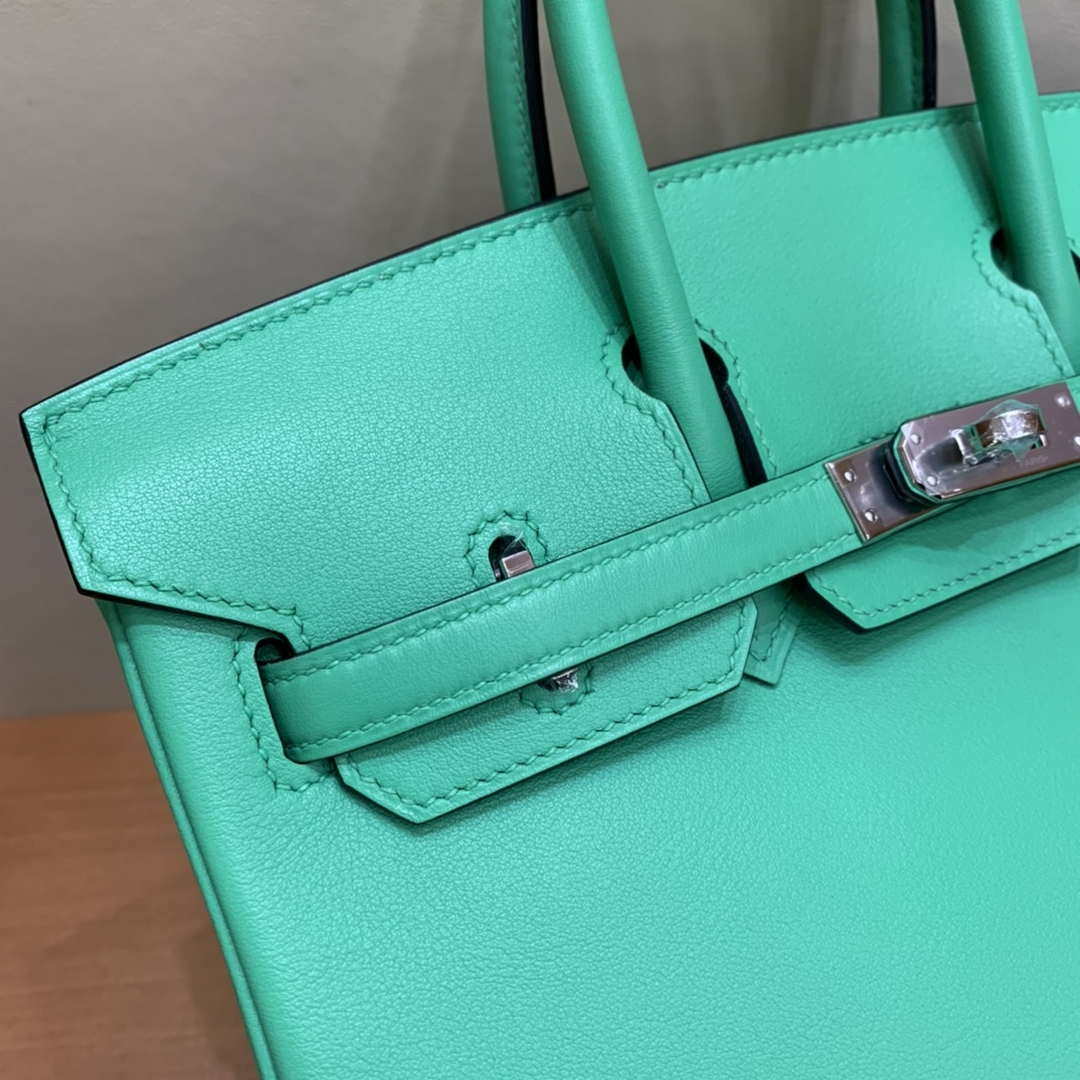Hermes Birkin Tote Bag Swift 25 Fully Handmade H92017