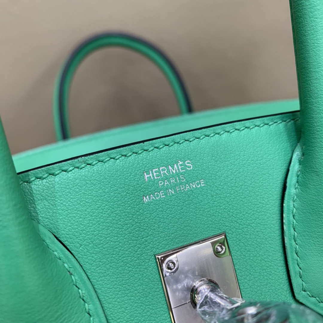 Hermes Birkin Tote Bag Swift 25 Fully Handmade H92017