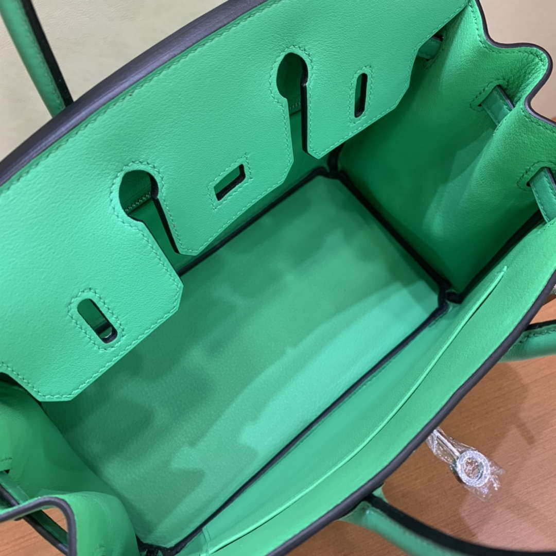 Hermes Birkin Tote Bag Swift 25 Fully Handmade H92017