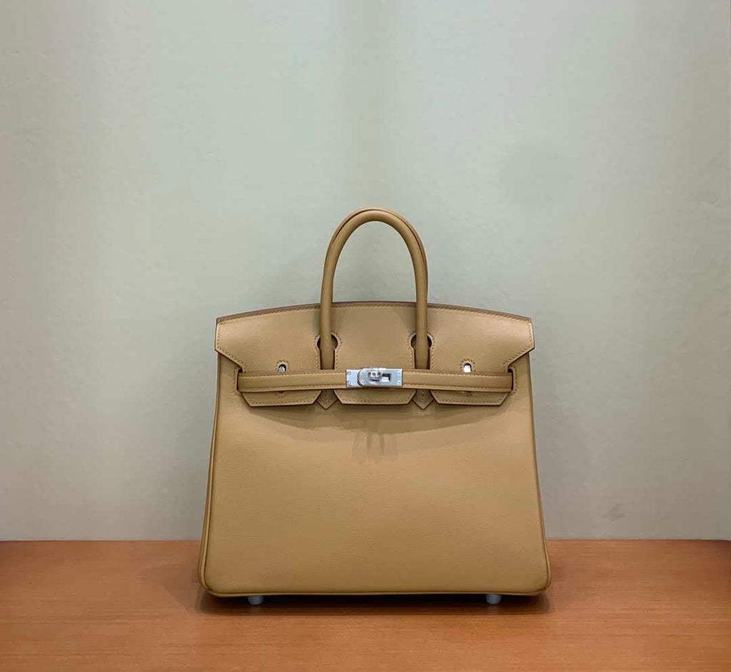 Hermes Birkin Tote Bag Swift 25 Fully Handmade H92018