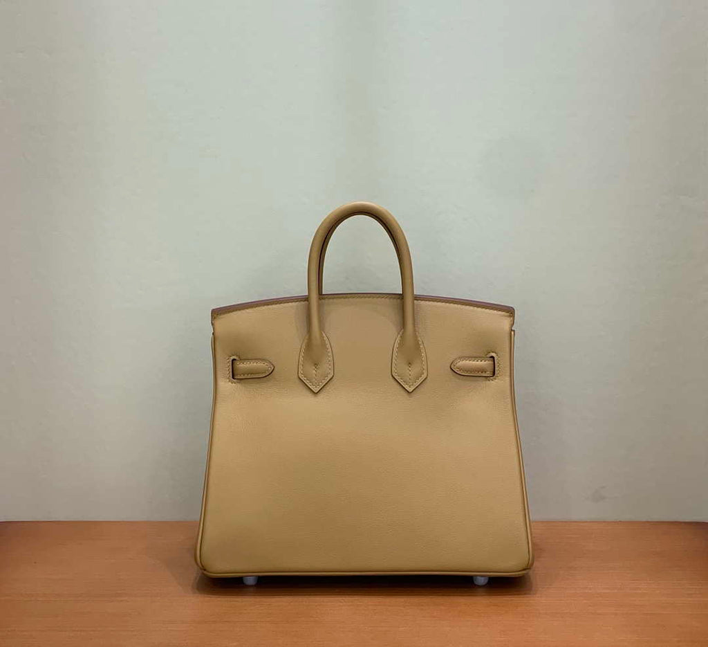 Hermes Birkin Tote Bag Swift 25 Fully Handmade H92018