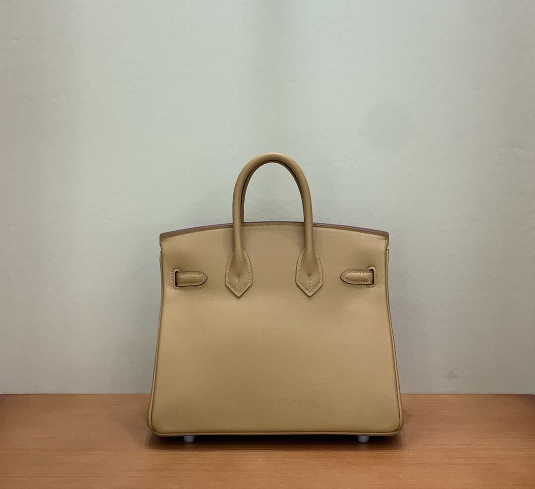 Hermes Birkin Tote Bag Swift 25 Fully Handmade H92018