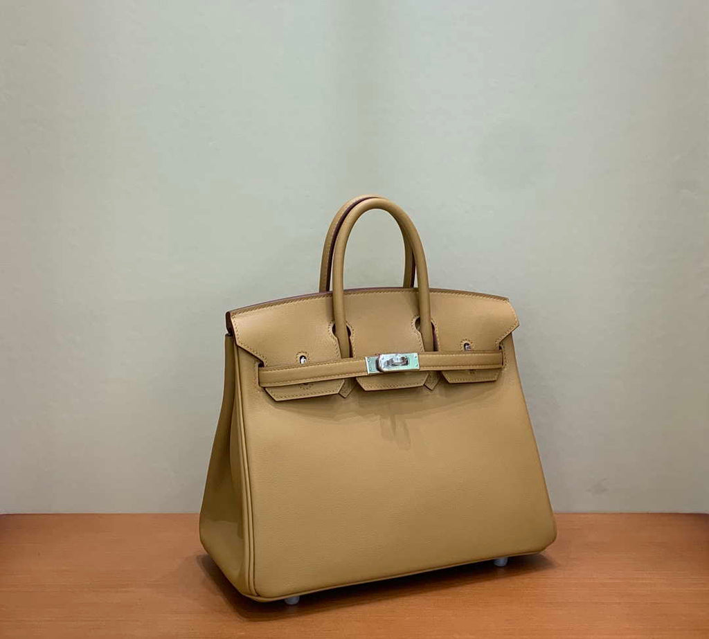 Hermes Birkin Tote Bag Swift 25 Fully Handmade H92018