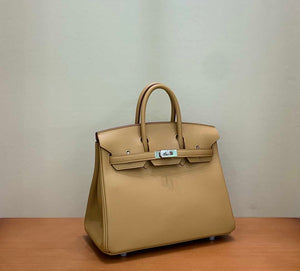 Hermes Birkin Tote Bag Swift 25 Fully Handmade H92018 - Default Title - View 3