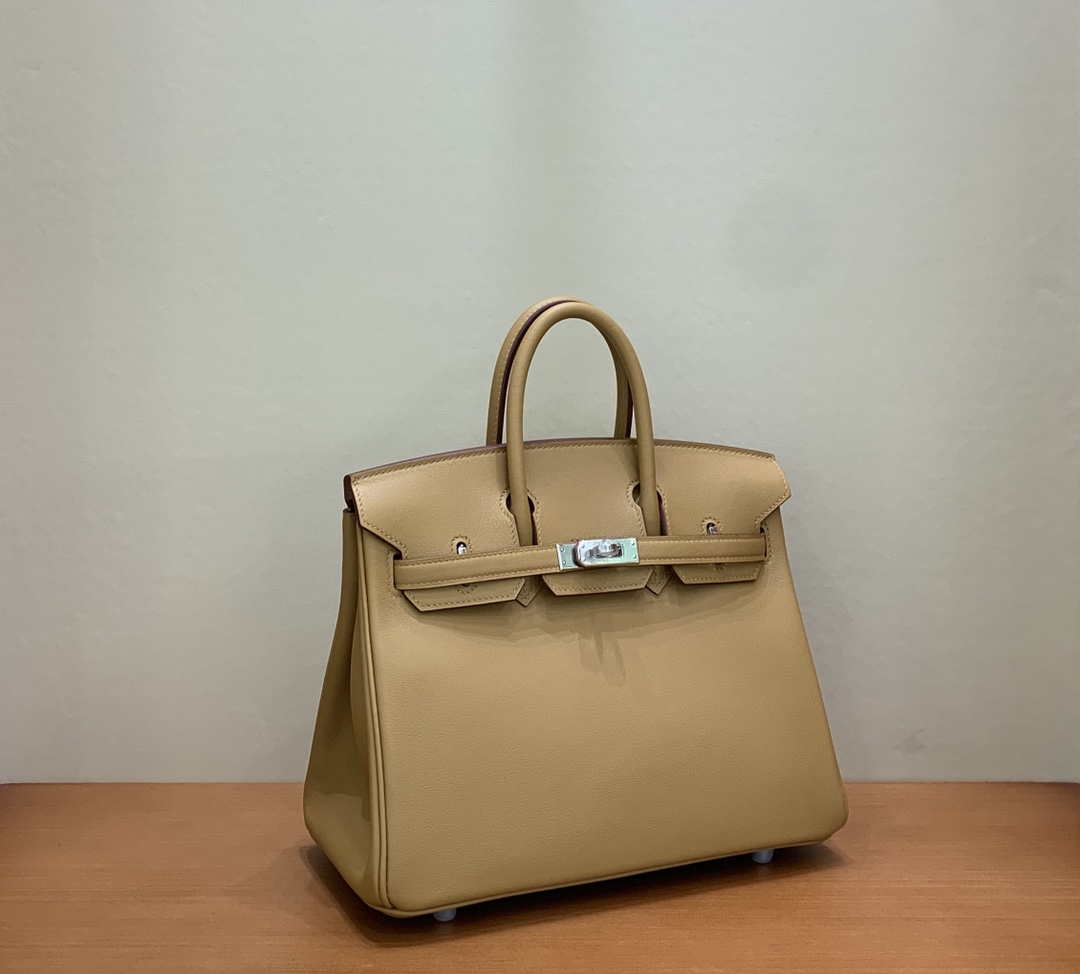 Hermes Birkin Tote Bag Swift 25 Fully Handmade H92018
