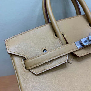 Hermes Birkin Tote Bag Swift 25 Fully Handmade H92018 - Default Title - View 5