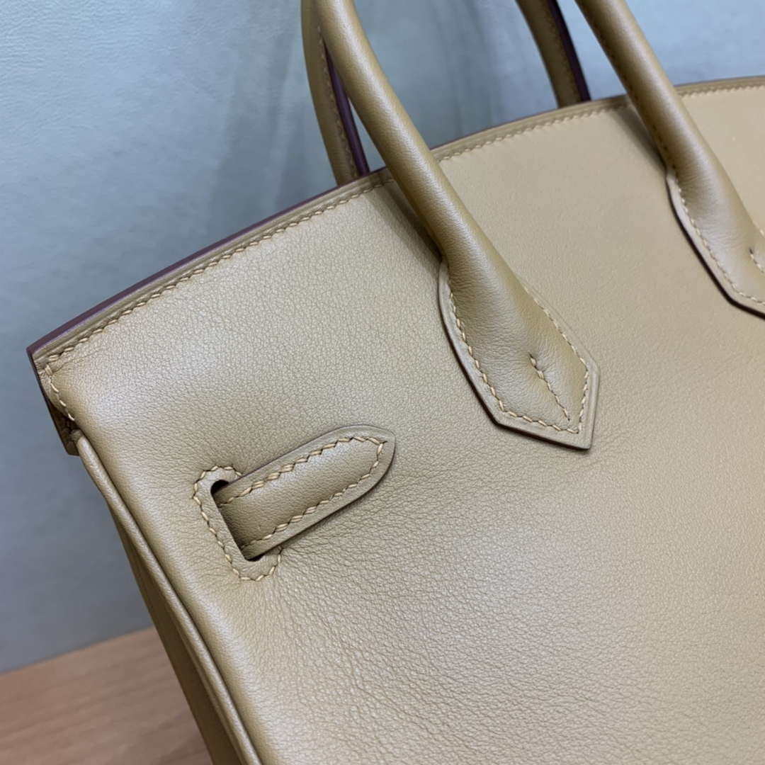 Hermes Birkin Tote Bag Swift 25 Fully Handmade H92018