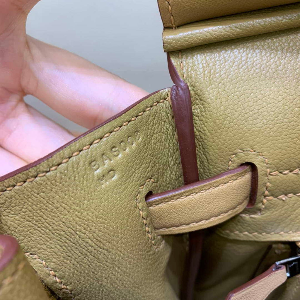 Hermes Birkin Tote Bag Swift 25 Fully Handmade H92018