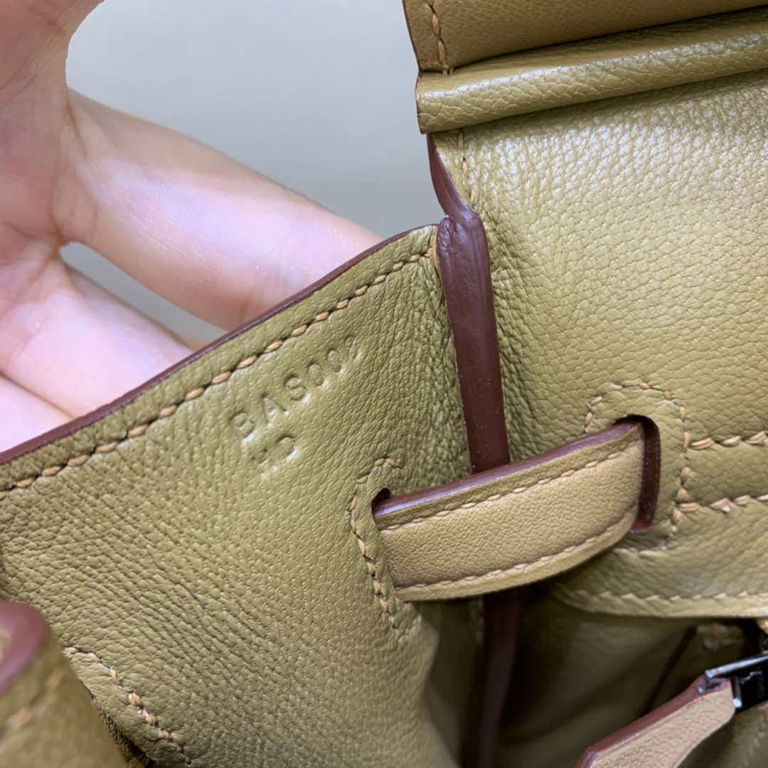 Hermes Birkin Tote Bag Swift 25 Fully Handmade H92018