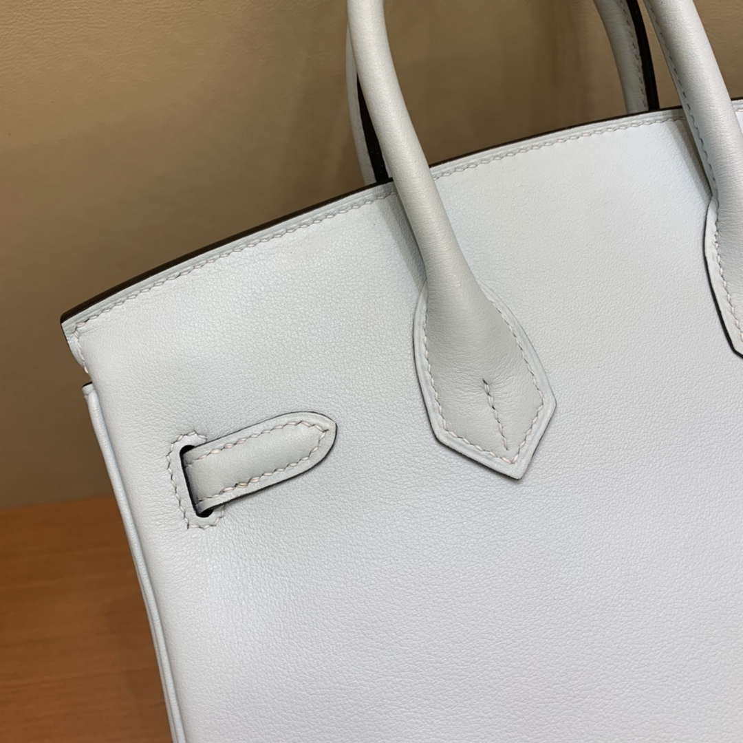 Hermes Birkin Tote Bag Swift 25 Fully Handmade H92019