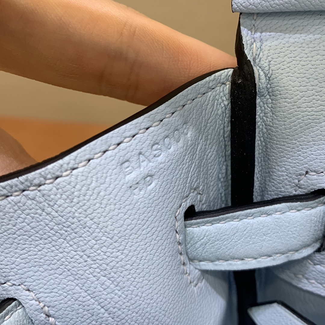 Hermes Birkin Tote Bag Swift 25 Fully Handmade H92019