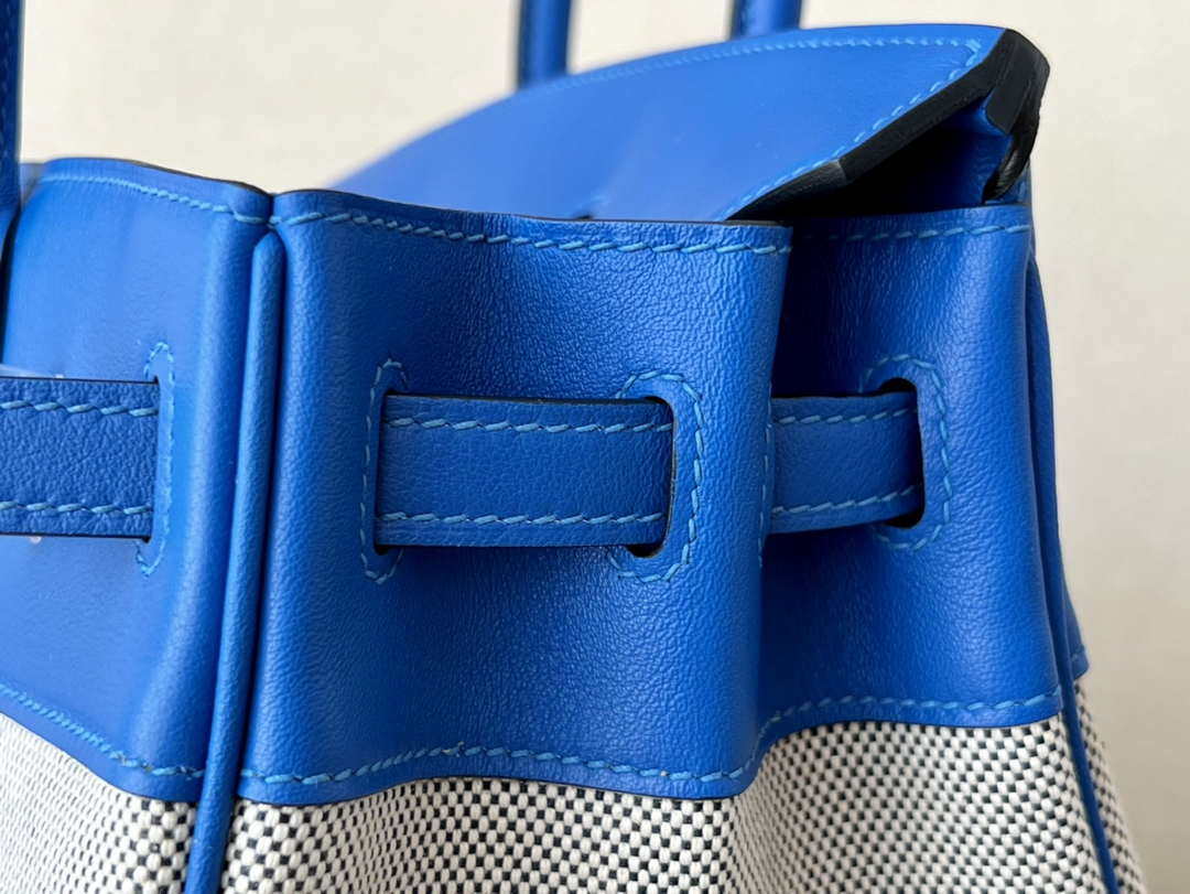 Hermes Birkin Tote Bag Swift leather with canvas 25cm 286006
