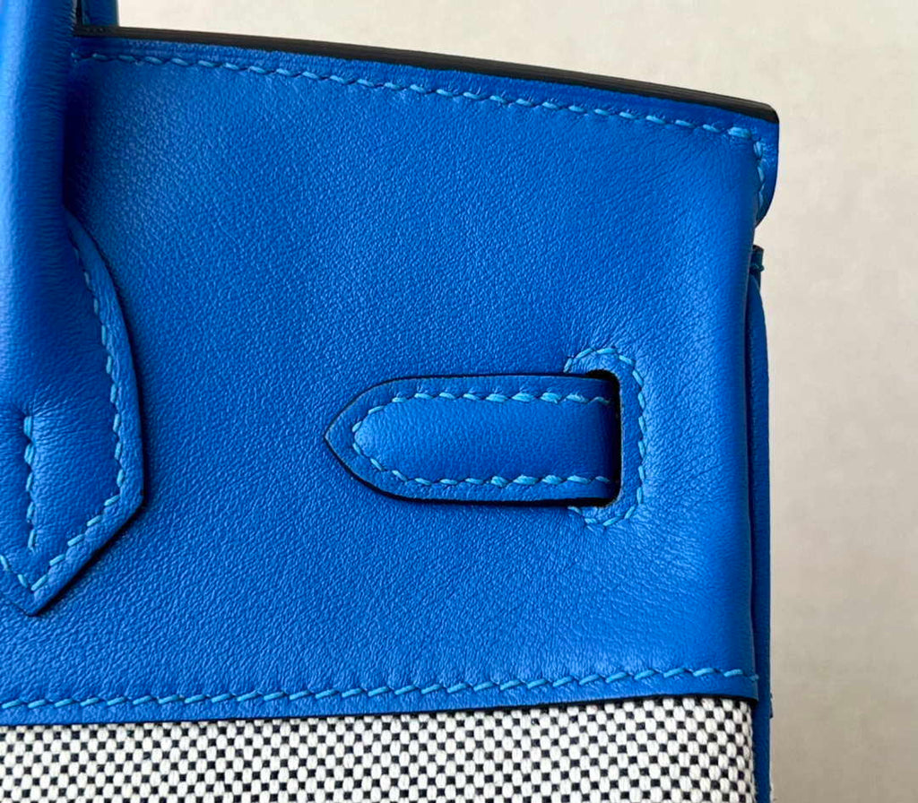 Hermes Birkin Tote Bag Swift leather with canvas 25cm 286006