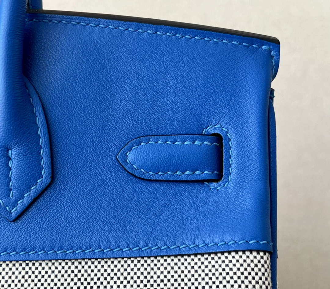 Hermes Birkin Tote Bag Swift leather with canvas 25cm 286006
