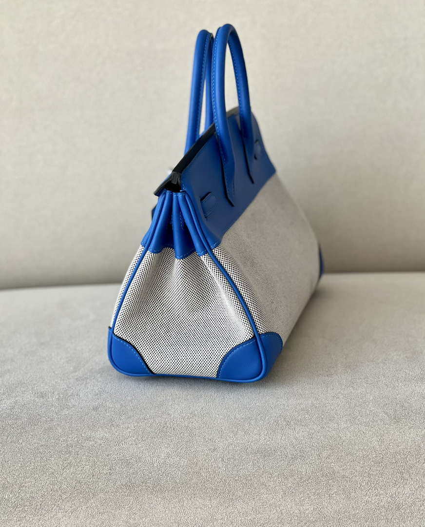Hermes Birkin Tote Bag Swift leather with canvas 25cm 286006