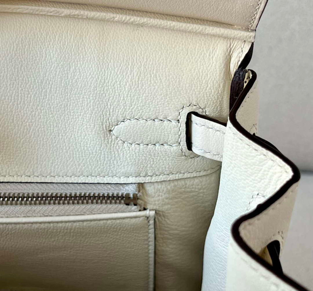 Hermes Birkin Tote Bag Swift leather with canvas 25cm 286007